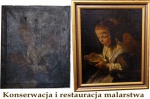 Konserwacja portretu \"Dziewczynka z książką\"